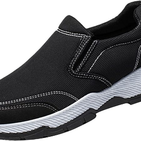 Men's Stylish Breathable Casual Sports Shoes Running Shoes Slip-on Walking Tennis Sneakers Lightweight Breathable Casual Soft Sole Mesh Workout Sports Shoes