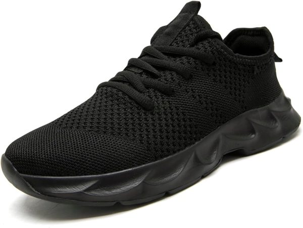 Men's Tennis Shoes Walking Lightweight Breathable Fashion Sneakers Non Slip Workout Gym Shoes for Running