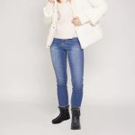 Women Snow Boots with Zipper Waterproof Leather Fur Lined Winter Warm Boots for Women Comfortable Platform Fashion Ankle Booties