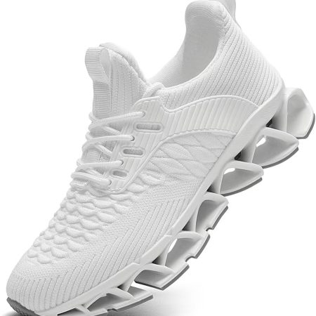 Mens Slip on Walking Running Shoes Casual Fashion Sneakers Comfort Non Slip Work Sport Athletic Trainer