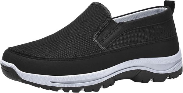 Men's Waterproof Hiking Shoes Lightweight Anti Slip Outdoor Ankle Boots Breathable Hike Trekking Trails Shoes