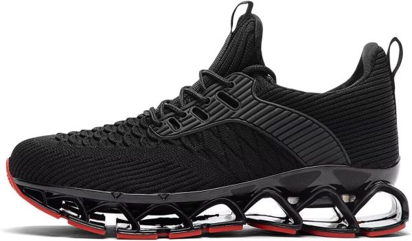 Mens Slip on Running Walking Shoes Casual Fashion Sneakers Comfort Non Slip Work Sport Athletic Trainer