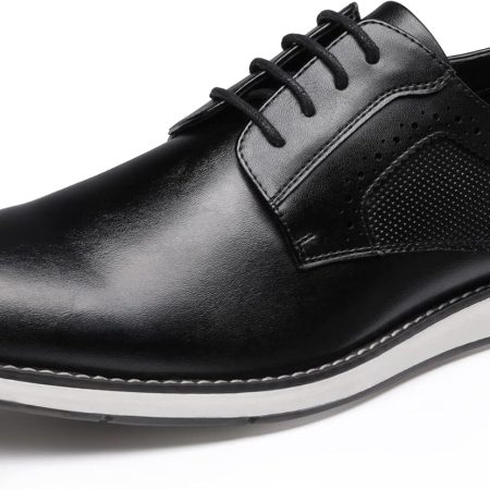 Men's Plain Toe Oxford Shoes Business Formal Derby Dress Sneakers