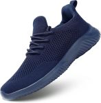 Men's Slip on Walking Shoes Ultra Light Breathable Non Slip Running Shoes Casual Fashion Sneakers Mesh Workout Sports
