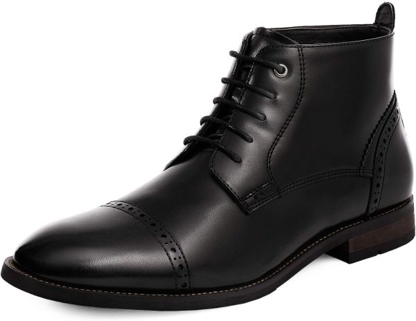 Men's Dress Ankle Boots Cap Toe Oxford Boot