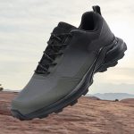 Men's Ankle High Waterproof Hiking Boots Winter Leather Outdoor Hiking Shoes Travel Hiking Leisure Running Sports Shoes