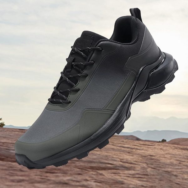 Men's Ankle High Waterproof Hiking Boots Winter Leather Outdoor Hiking Shoes Travel Hiking Leisure Running Sports Shoes