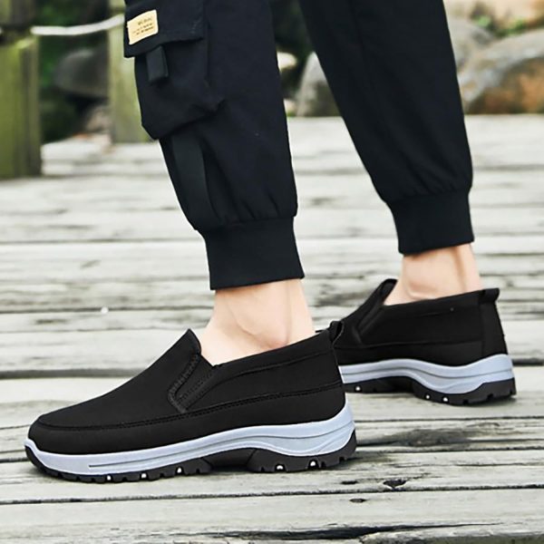 Men's Waterproof Hiking Shoes Lightweight Anti Slip Outdoor Ankle Boots Breathable Hike Trekking Trails Shoes