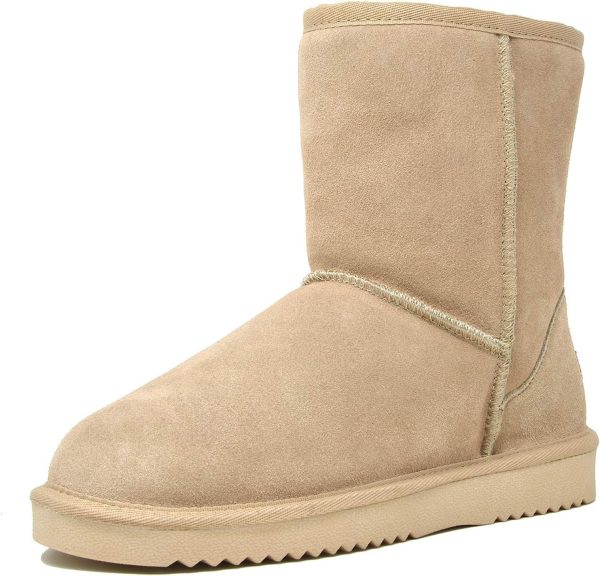 Women  Mid Calf Winter Snow Boots