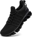 Mens Slip On Walking Shoes Non Slip Tennis Running Shoes Lightweight Workout Breathable Mesh Fashion Sneakers