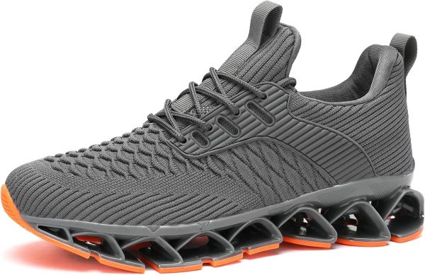 Men's Slip on Walking Running Shoes Casual Fashion Sneakers Comfort Non Slip Work Sport Athletic Trainer