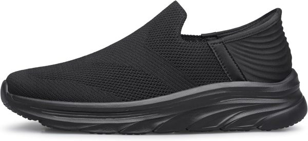 Men's Hands Free Slip on Walking Shoes Lightweight Comfortable Tennis Casual Non Slip Workout Sneakers Loafers