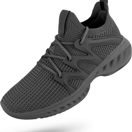 Men's Slip on Walking Shoes Lightweight Breathable Non Slip Running Shoes Athletic Gym Tennis Shoes Sneakers for Men