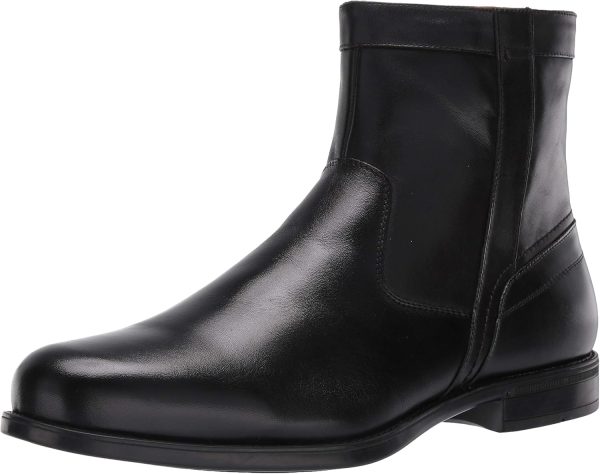 Men's Plain Toe Zip Boot Fashion