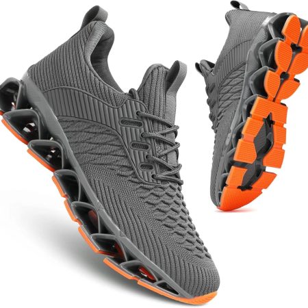 Men's Slip on Walking Running Shoes Casual Fashion Sneakers Comfort Non Slip Work Sport Athletic Trainer